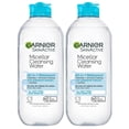 thumbnail image 1 of Garnier - Agua limpiadora micelar Skinactive para maquillaje a prueba de agua, 2 unidades, 1 of 7