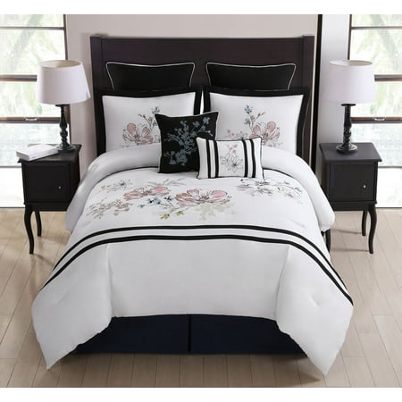Luxury Black And Pink Comforter Sets Twin Bed
