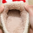 thumbnail image 5 of BERANMEY Cute Valentine's Day Slippers for Women Soft Plush Comfy Warm Slip-On Heart Love Couple Slippers fo Women Indoor Fluffy House Slippers for Women and Men Non-slip Fuzzy Flat Slides, 5 of 8