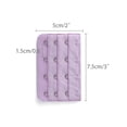 thumbnail image 3 of INSPIRE CHIC Women's 3 Rows 4 Hooks Bra Extenders Straps Extension Multi-Color-1 3 Rows 4 Hooks 4 Pcs, 3 of 5