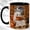 Black, variant on Moonlit Ghost Coffee Mug, Cozy Library Mug, Ceramic 11 oz