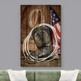 thumbnail image 2 of wall26 Canvas Print Wall Art Wood Panel Cowboy Boot Horse Lasso Nature Animals Digital Art Realism Decorative Farmhouse Zen Rustic Multicolor Wildlife for Living Room, Bedroom, Office - 24"x36&q, 2 of 5