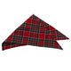 thumbnail image 5 of Bandana clásica para perro Zulema tela escocesa verde rojo, 5 of 8