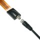 thumbnail image 5 of Cable de Alimentación Plana Delgada Plana Flat Slim SE Adapta Al Conector F Femenino Debajo de Las Ventanas Sin Perforación de 26 cm de Largo + F de la Cámara Masculina, 5 of 7