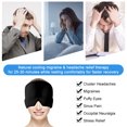 thumbnail image 4 of Alivio Del Dolor De Cabeza Y La Migraña, Sombrero Para El Alivio De La Migraña Fría, Cubierta Facial Para Los Ojos, Bolsa De Hielo Para Los Ojos Hinchados, Alivio Del Estrés De ANGGREK Migraine Relief Face Cover, 4 of 7