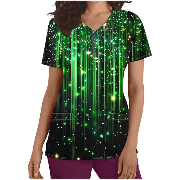 St Patricks Day Clothes for Women, Women'S Tops Womens Off The Shoulder Tops Womens Dresses Under 10 Dollars Designer T Shirts For Women Summer Blouses Women'S Tops Plus Size