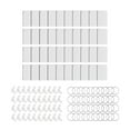 thumbnail image 1 of 40 Uds llavero de sublimación en llaveros de transferencia de calor etiqueta MDF rectángulo llavero sublimación en para suministros de, 1 of 9