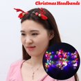 thumbnail image 4 of Diademas luminosas de Navidad para niños y adultos, cinta para el pelo para diademas parpadeantes, decoraciones de Navidad LED, 4 of 4