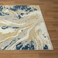 thumbnail image 4 of Luxe Weavers Abstract Marble Swirl Multi 6x9 Indoor Area Rug, 4 of 10