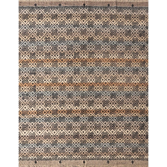 Ahgly Company Machine Washable Indoor Rectangle Abstract Brown Sugar Brown Area Rugs, 3' x 5'