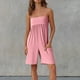 thumbnail image 1 of mfyjkho Pantalones Cortos De Entrenamiento Para Mujer, Mono Corto De Verano Sin Mangas Con Hebilla Ajustable Y Bolsillos Laterales Para Mujer Pantalones Cortos Deportivos Para Mujer M, 1 of 6