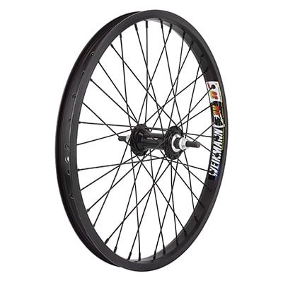 Wheel Front 20x1.75 Weinmann DM30 Black 36 Black -OPS Black 3/8 14gBK