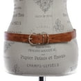 thumbnail image 2 of Stunning Croco Print Leather Belt with Triple Holder & Equestrian Buckle, 2 of 3