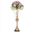 thumbnail image 3 of Elegante Portavelas para Decoración de Mesa en Bodas y Eventos Especiales Dorado, 3 of 8