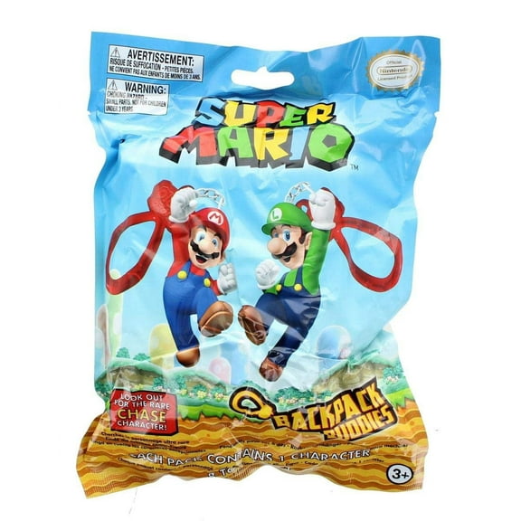 Super Mario Blind Bag Backpack Buddies - One Random