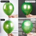 thumbnail image 3 of PartyWoo Metallic Green Balloons 100 pcs,1967, 3 of 6