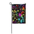 thumbnail image 1 of NUDECOR Yellow Paint Neon Splatter Splash Abstract Accessory Bathing Board Garden Flag Decorative Flag House Banner 28x40 inch, 1 of 1