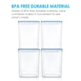 thumbnail image 3 of Contenedores de almacenamiento de alimentos Vtopmart 5.2 L (176 oz) 4 piezas azules, 3 of 8