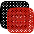 thumbnail image 1 of Air Fryer Silicone Baking Mats 2 Sizes Reusable Non-Stick For Microwave Oven Air Fryer Accessories, 1 of 4