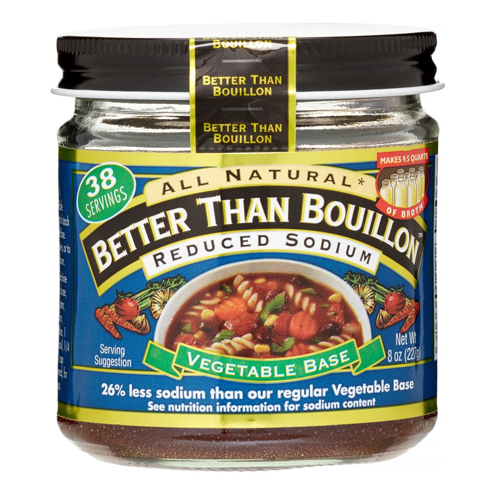 Better than Bouillon Reduced Sodium Vegetable Base, 8 oz