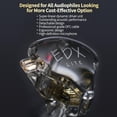 thumbnail image 2 of para auriculares KZ EDX Lite IEM: sonido superior, diseño ergonómico, intercambiables, 2 of 10