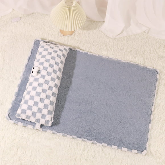 Dvkptbk Gray Cats Bed Kitty Bed Fours Seasons Universal Dog Bed Pet Mat Summer Pet Dog Sleeping Bed Cats Sleeping Mat Pillow