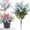 E, variant on Fake Flowers, Artificial Flowers for Outdoors, Spring Flowers Artificial, Spring Artificial Flower Bundles 1 Bundle Plastic Cemetery Memorial Bouquet for Grave Decorations