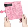 thumbnail image 2 of for Google Pixel 6 (6.4 Inch) Cartoon Cute Wallet Case,Cat Dog Style Flip Phone Cover with ID Card Holder PU Leather Cases for Google Pixel 6 MG Pink, 2 of 14
