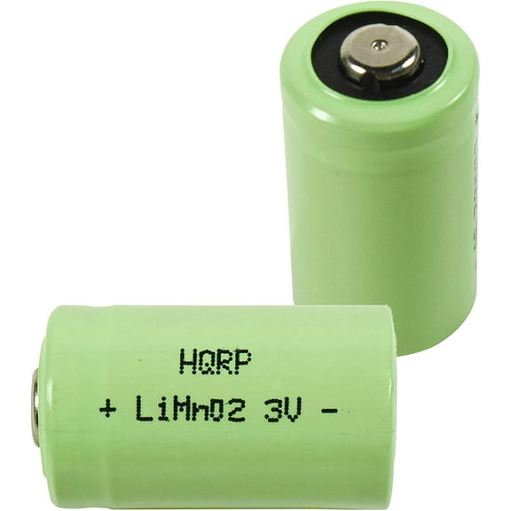HQRP 2-Pack 3V Batteries for Tri-Tronics 1181300 fits Bark Limiter G3 / Bark Limiter XS / Dog Sport Junior G3