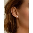 thumbnail image 3 of Briana Williams April Birthstone Studs Earrings 925 Sterling Silver Heart Jewelry, 3 of 4