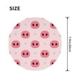 thumbnail image 3 of Disketp Pig Noses Small Mouse Pad 7.9x7.9 Inches,Washable Round Mousepad For Office Laptop Computer,Non-Slip Rubber Base Mouse Pads For Wireless Mouse, 3 of 8
