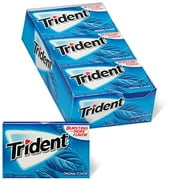 Trident Original Flavor Sugar Free Gum - with Xylitol - 12 Packs (168 Pieces Total)