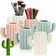 thumbnail image 3 of 6 Pack Plastic Pencil Holders, Cactus Pen Holder Cup, Cute Desktop Pencil Storag, 3 of 5