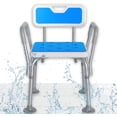thumbnail image 1 of Medpath Silla de Ducha para Adulto Mayor Banco de Baño Ajustable de Aluminio Soporta hasta 150 kg Color Blanco, 1 of 7