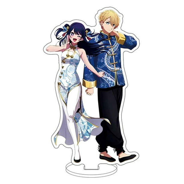 NS11 Anime Oshi No Ko Llavero Figura De Dibujos Animados Hoshino Ai Sarina Kurokawa Akane Arcylic stand figure