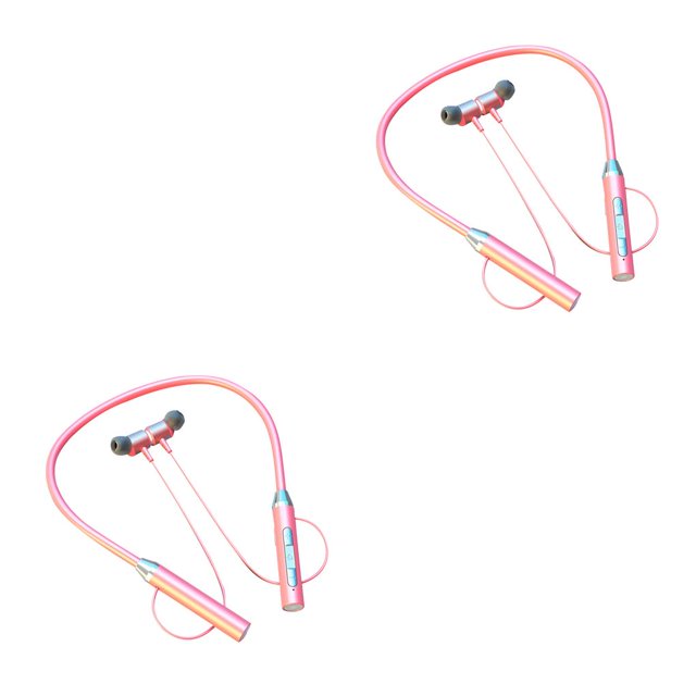 Seitruly Auriculares Auriculares Auriculares compatibles con Bluetooth Auriculares deportivos impermeables recargables Suministro de llamadas de voz para Type6 NO6