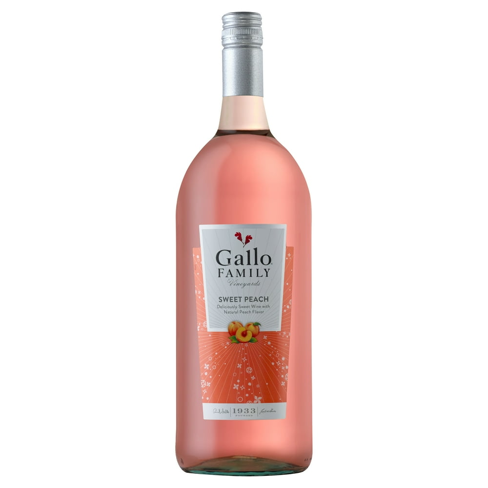Gallo Family Vineyards Sweet Peach Wine, 1.5 L