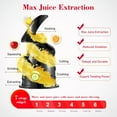 thumbnail image 4 of AMZCHEF Compact Slow Masticating Juicer, Cold Press Juicer,3.3" Wide Chute juicer machines, Upgraded Non-Clogging Filter, High Yield Juice，Black, 4 of 5