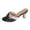 A-Black295, variant on Womens Heeled Sandals Retro Chic Polka Dot Print Crisscross Strap Open Toe Heeled Sandals Summer Evening Date Night Event Sandals