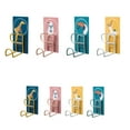 thumbnail image 3 of Wall Hook Washbasin Holder Collapsible Double Layer Storage Hanger Traceless Cartoon Patterns Suction Cup Bathroom Kitchen Animal 1, 3 of 9
