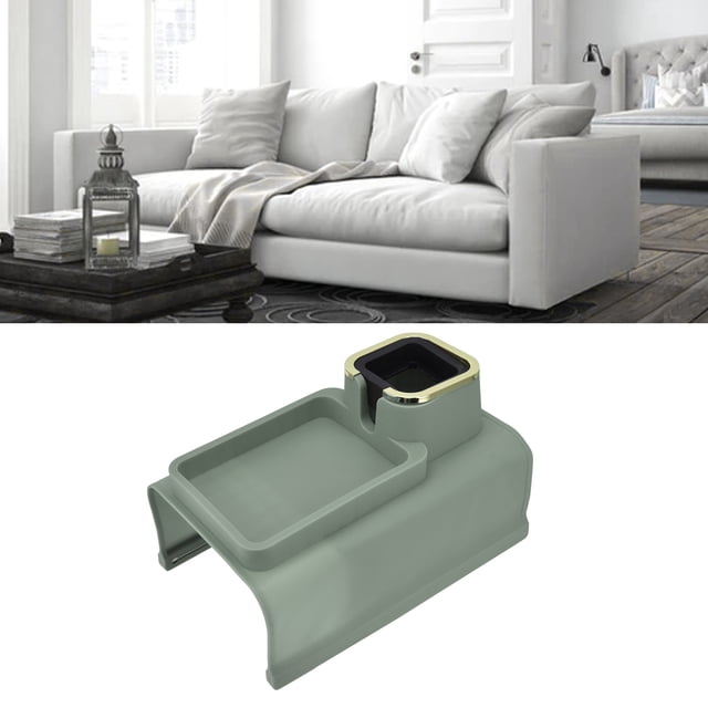 Soporte de Taza de Sofá, Portavasos reclinables con 4 tbos de fondo de hierro adecuados para la sala de estar en el HOGAR BALCON SOFÁ ALMACENAMIENTO DE LATAS DE SODA BIDAS