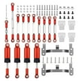 thumbnail image 2 of Milaget Upgrade RC Pièces de Rechange Amortisseur Support de Choc 1:16 pour WPL Camions Modèle de Modification de Remplacement Rouge, 2 of 9