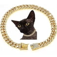thumbnail image 1 of Collar Para Perro, Gato, Cadena Cubana, Con Diamantes, Caden, 1 of 1
