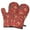 Red Christmas Gingerbread, variant on Cute Oven Mitts,Red Christmas Gingerbread Man Pattern Oven Mitt 2-Pack Set,Kitchen Gloves for Oven,Heat Resistant Oven Mitts 7.7"x12"