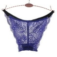 thumbnail image 4 of Bikini de encaje para mujer Bragas Lencería Hipster Briefs Ropa interior M Azul SM SunniMix Braguitas de encaje de bikini para mujer, 4 of 8