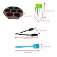 thumbnail image 4 of Juego de accesorios para freidora de aire de 12 piezas para freidora de aire de 3.2-5.3Qt Leyfeng Accesorios para freidoras de aire, 4 of 5