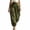 Army Green, variant on Womens Ruffle Paperbag Waist Jogger Pants, Loose Textured Casual Trousers with Side Pockets
