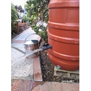 Van Enterprises Rain Barrel Garden Spigot Kit - 1 PVC Ball Valve Hose Bibb with Bulkhead Fitting Adapter