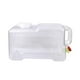 thumbnail image 3 of Contenedor de cubo de agua para exteriores, gran capacidad para acampar con dispositivo de almacenamiento de grifo, botella de agua portátil de 22 l, 3 of 9