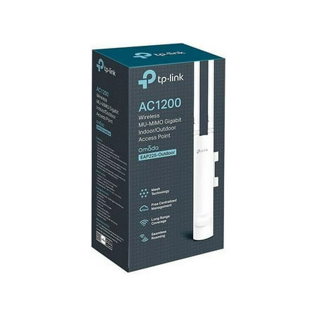 UPC: 0845973083571 | TP-Link Omada AC1200 Wireless Gigabit Outdoor Access Point | Business WiFi Solution w/ Mesh Support  Seamless Roaming & MU-MIMO | PoE Powered | SDN Integrated | Cloud Access & App (EAP225-Outdoor)